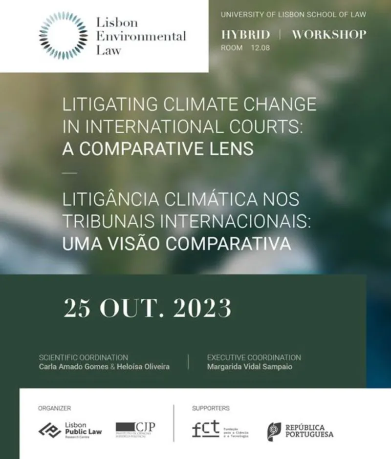 Workshop: "Litigating Climate Change in International Courts: a comparative lens"